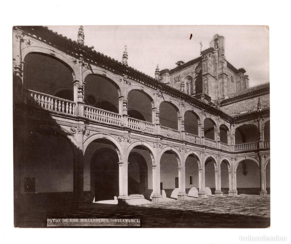Photographie ancienne: SALAMANCA.- PATIO DE LOS IRLANDESES. 15,8X12,7