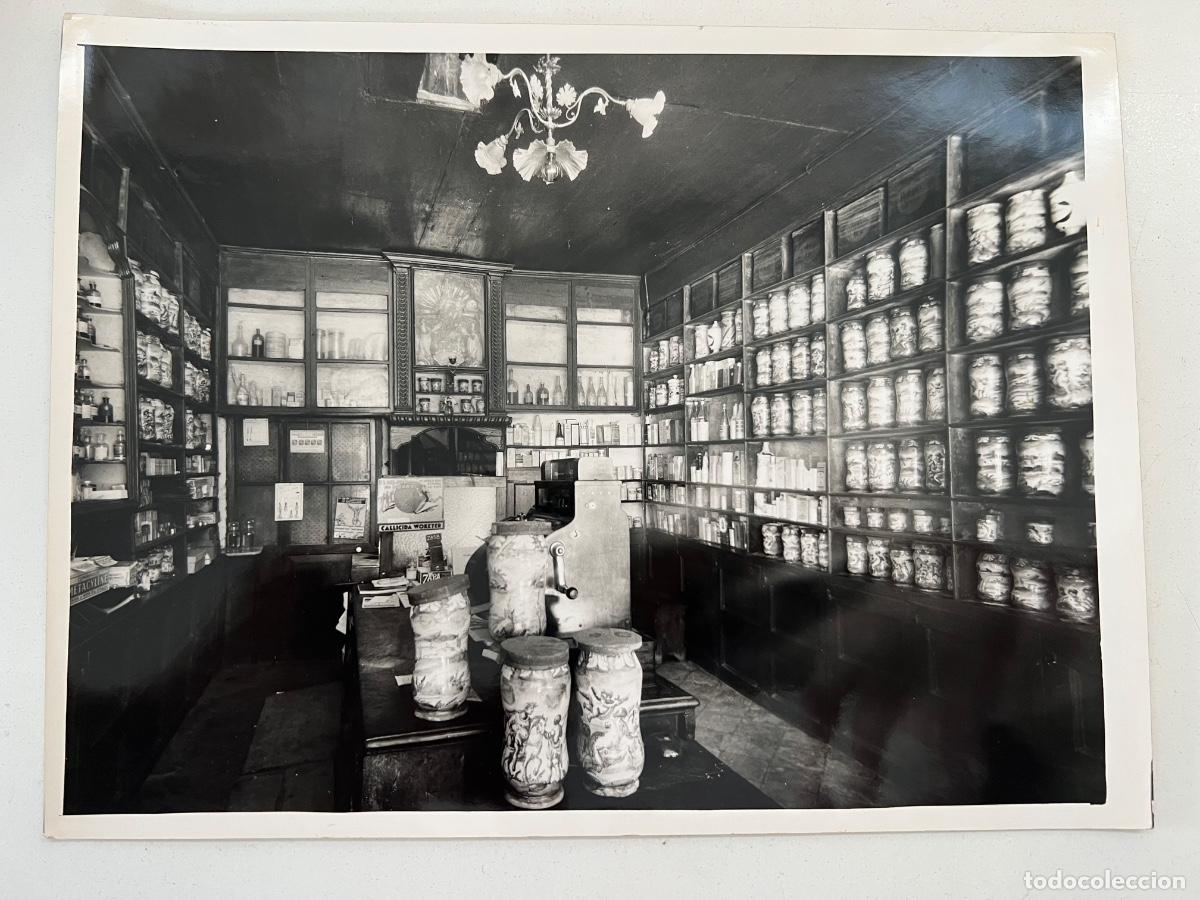 Alte Fotografie: FOTOGRAFIA ARCHIVO FOTO MAS BARCELONA FARMACIA ESCUD&Eacute; 1933 BAJA SAN PEDRO