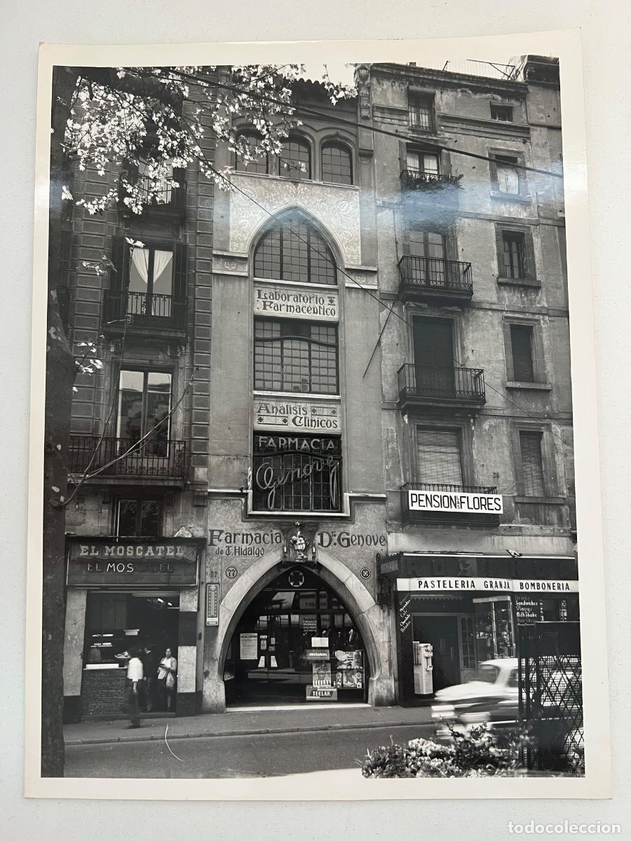 Fotografia antiga: FOTOGRAFIA ARCHIVO FOTO MAS BARCELONA FARMACIA GENOVE RAMBLA SAN JOSE