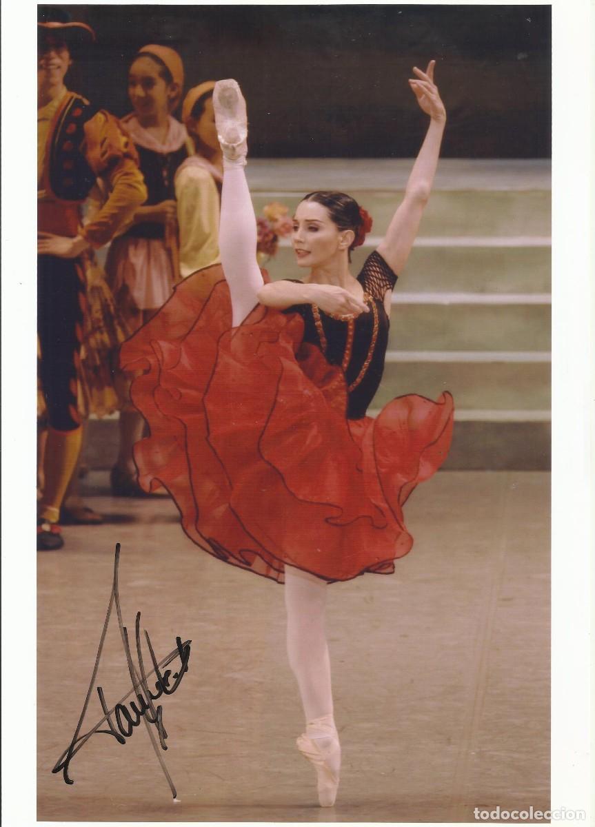 Fotograf&iacute;a antigua: Tamara Rojo. Fotograf&iacute;a firmada. Bailarina. 30x21 cm.