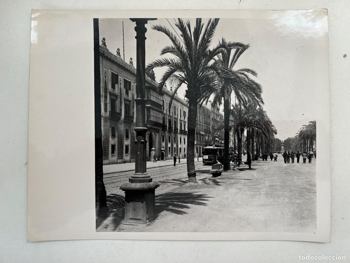 Fotograf&iacute;a antigua: FOTOGRAFIA ARCHIVO FOTO MAS BARCELONA PASEO DE COLON 1921
