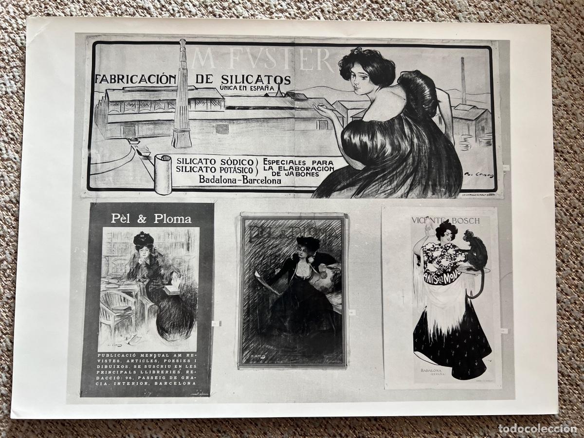 Fotograf&iacute;a antigua: FOTOGRAFIA ARCHIVO FOTO MAS BARCELONA CARTELES DE RAMON CASAS