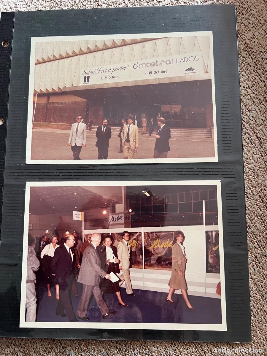 Fotografia antiga: 3 FOTOGRAFIAS ORIGINALES FERIA MUESTRAS BARCELONA SALON PRET A PORTER MARTA FERRUSOLA