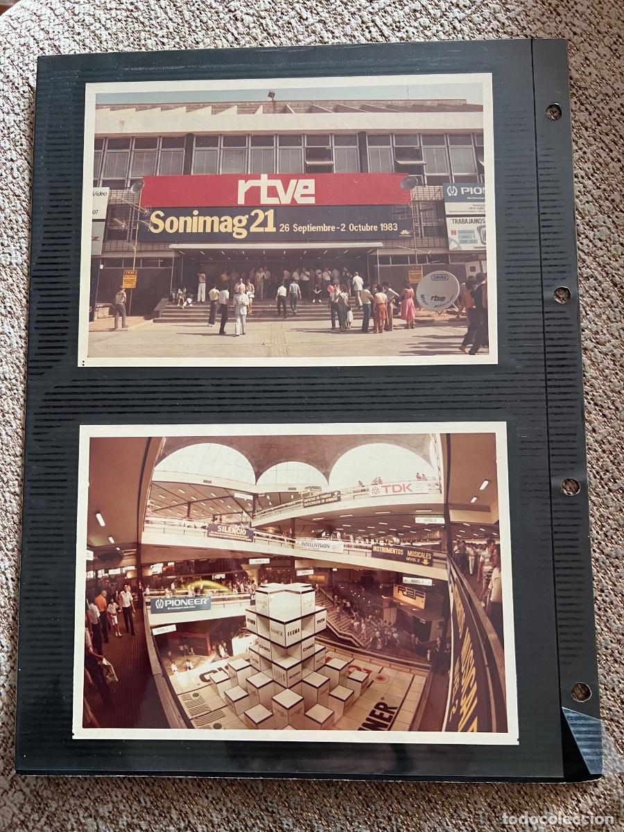 Fotografia antiga: 3 FOTOGRAFIAS ORIGINALES FERIA MUESTRAS BARCELONA SONIMAG 1983