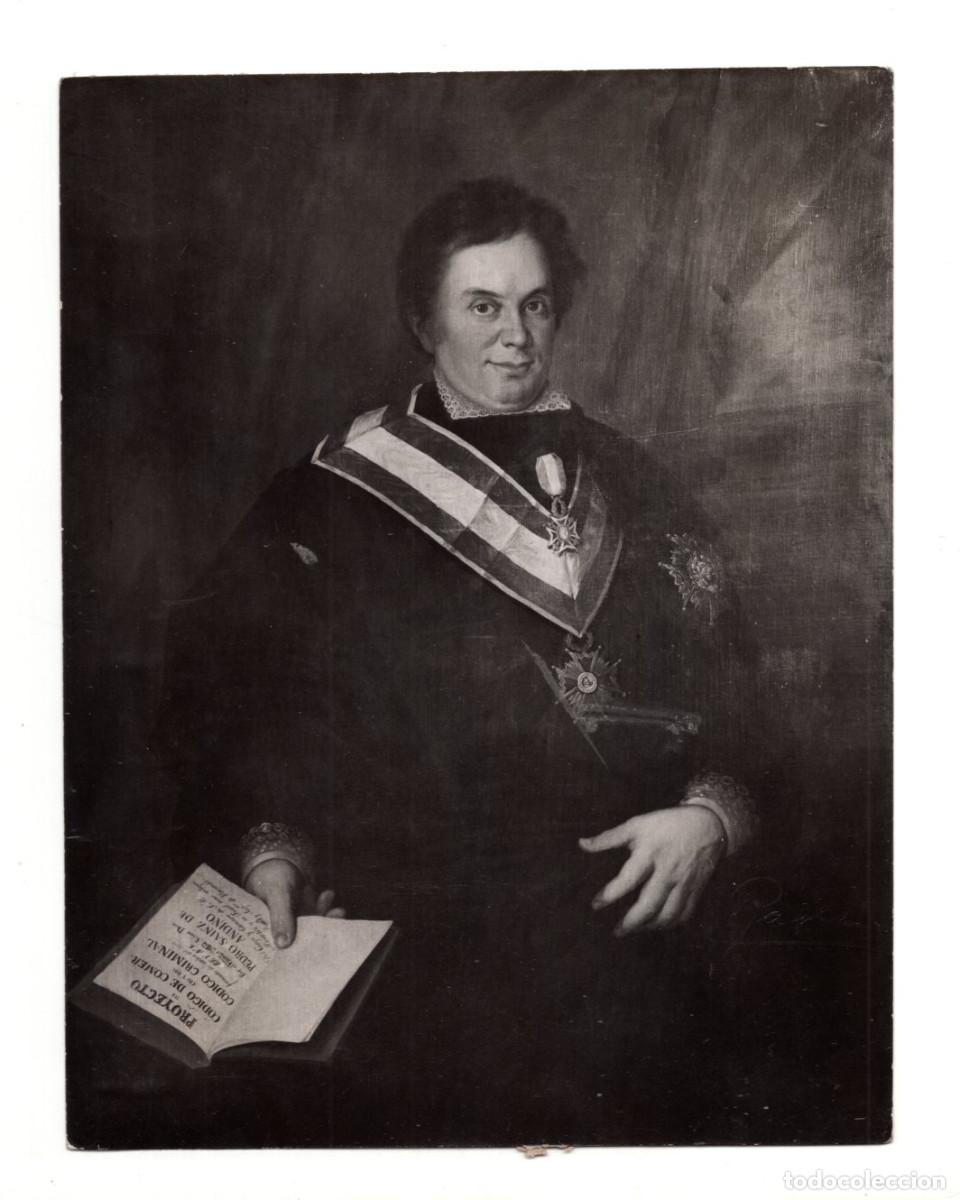 Alte Fotografie: PEDRO SAINZ DE ANDINO (1786-1863) DESTACADO JURISTA, POL&Iacute;TICO Y CONSEJERO REAL ESPA&Ntilde;OL.21,1X16,7.