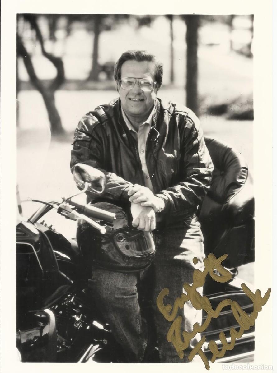 Fotograf&iacute;a antigua: Richard F. Teerlink. Fotograf&iacute;a firmada. Presidente Harley Davidson (1989-1997). 1995. 18x13 cm.