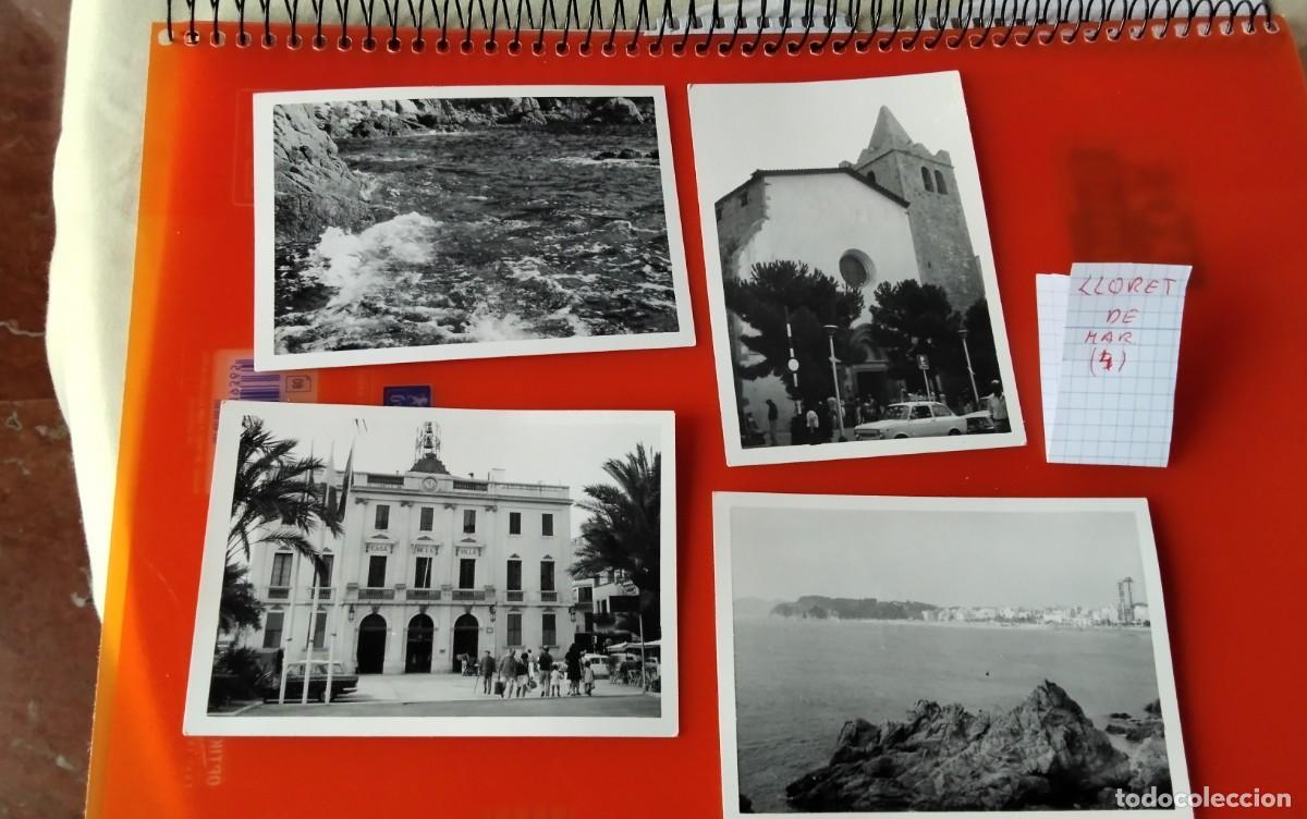 Fotograf&iacute;a antigua: LLORET DE MAR , CUATRO FOTOGRAFIAS ANTIGUAS A&Ntilde;O 1973 , MEDIDAS 11,5 X7 CTM