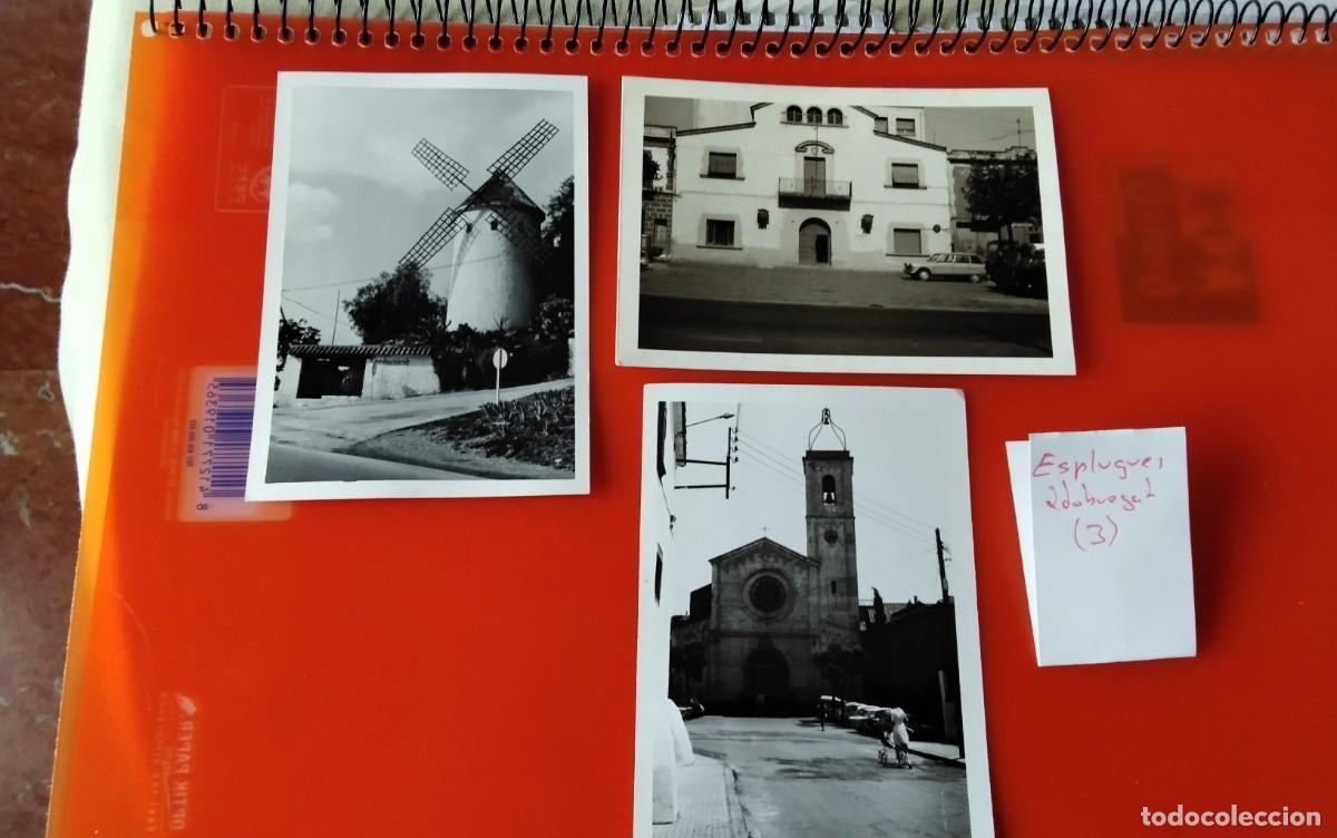 Fotograf&iacute;a antigua: ESPLUGUES DE LLOBREGAT , TRES FOTOGRAFIAS ANTIGUAS A&Ntilde;OS 70 , MEDIDAS 11,5 X7 CTM