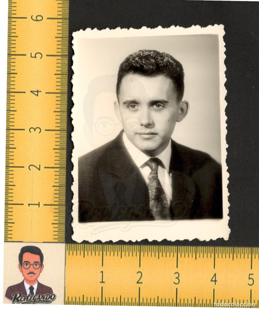 Fotograf&iacute;a antigua: FOTOMATON - GUAPO HOMBRE JOVEN - FOTO ANTIGUA TIPO CARNET - PHOTOMATON A&Ntilde;OS 50/60 - LGTB ESPA&Ntilde;A