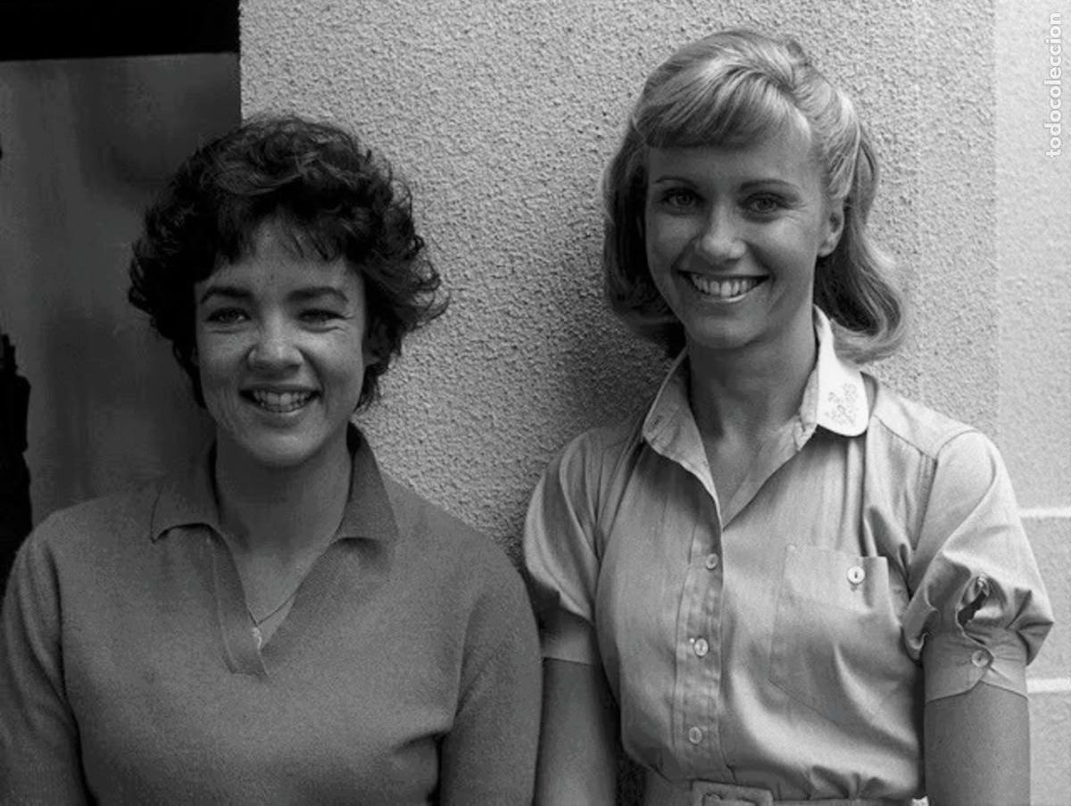 Fotograf&iacute;a antigua: STOCARKD CHANNING & OLIVIA NEWTON JOHN. FOTOGRAFIA.