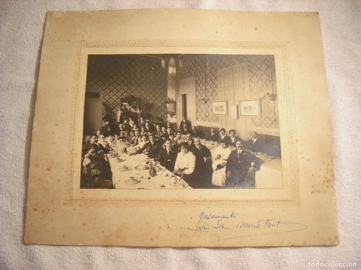 Alte Fotografie: ANTIGUA FOTO DE GRUPO EN UN CASAMIENTO 22 X 17 CM, SIN EL CARTON