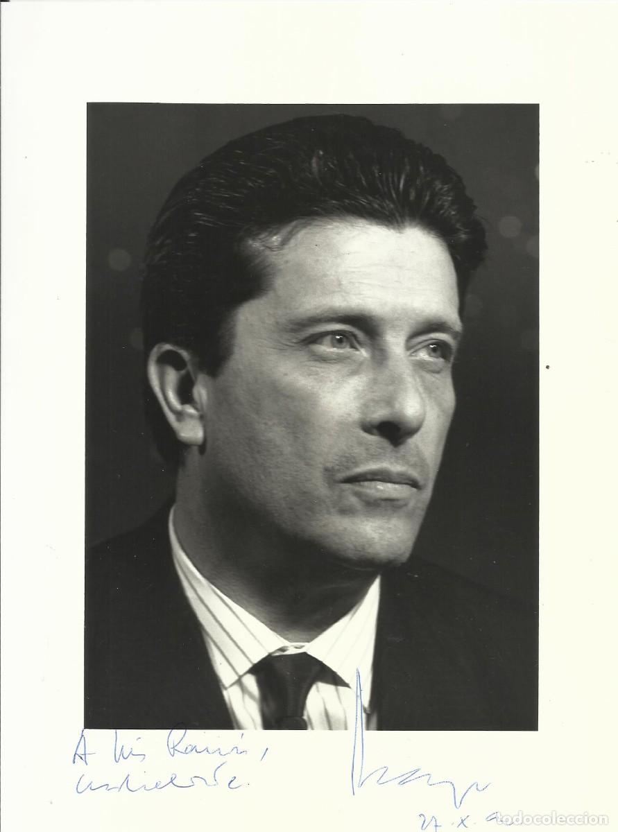 Fotograf&iacute;a antigua: Federico Mayor Zaragoza. Director General UNESCO (1987-1999). 1992. Fotograf&iacute;a firmada y dedicada.