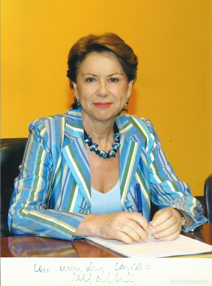 Fotograf&iacute;a antigua: Magdalena &Aacute;lvarez. Ministra de Fomento (2004-2009). 2007. Fotograf&iacute;a firmada y dedicada. Canon.