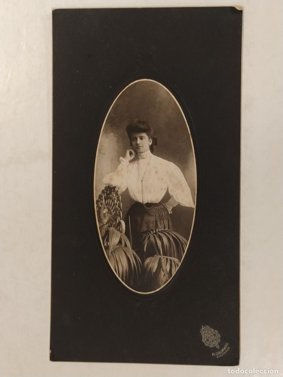 Fotograf&iacute;a antigua: MARIA OLIU COMAS - BARCELONA A&Ntilde;O 1906 - FOTOGRAFO R. COLORADO , PUERTO RICO - FOTOGRAFIA ANTIGUA