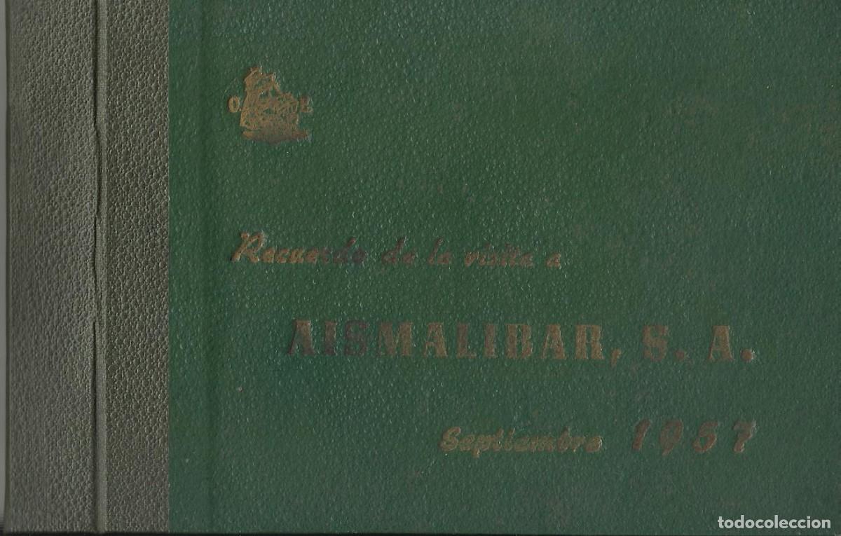 Fotograf&iacute;a antigua: Recuerdo de la visita a Aismalibar S. A. 1957. 6 fotograf&iacute;as. Montcada i Reixac. 11x6,5 cm. &Aacute;lbum.