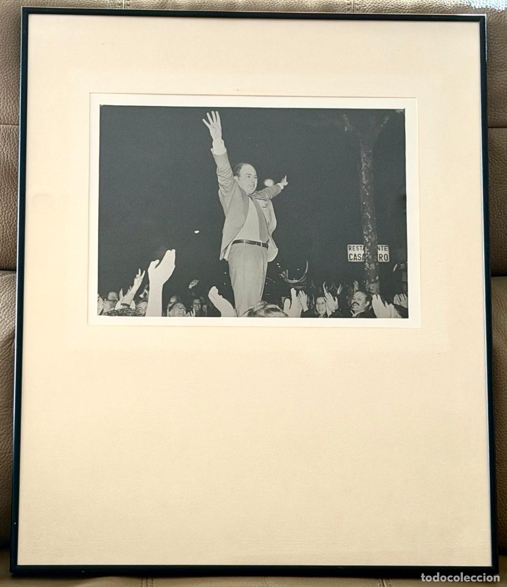 Fotograf&iacute;a antigua: FOTOGRAFIA JORDI PUJOL - NOCHE ELECTORAL DEL 20 DE MARZO DE 1980
