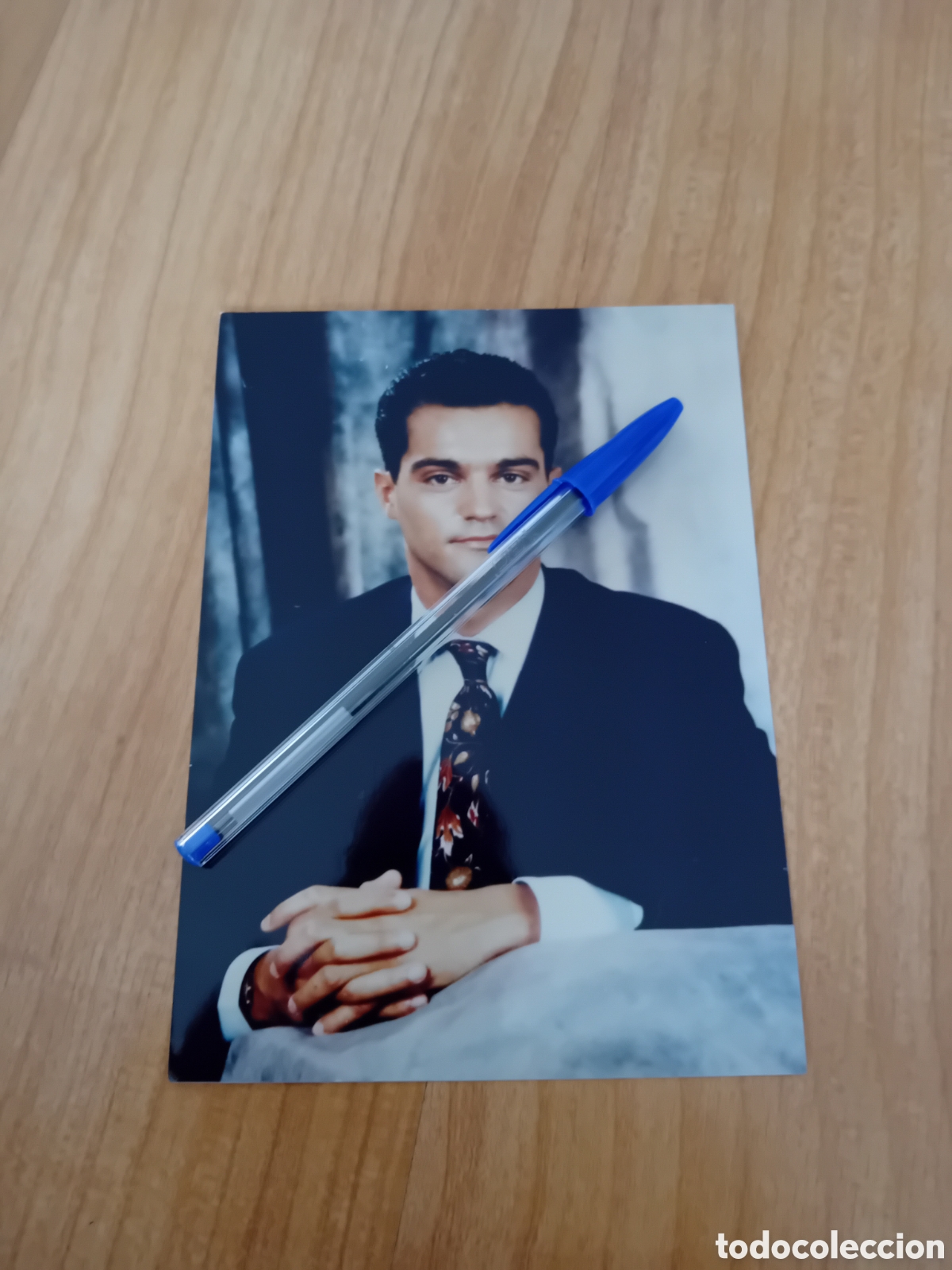 Fotograf&iacute;a antigua: FOTOGRAF&Iacute;A ORIGINAL PRESENTADOR RAMON GARCIA. PROGRAMA NO TE RIAS QUE ES PEOR. TVE. A&Ntilde;OS 90