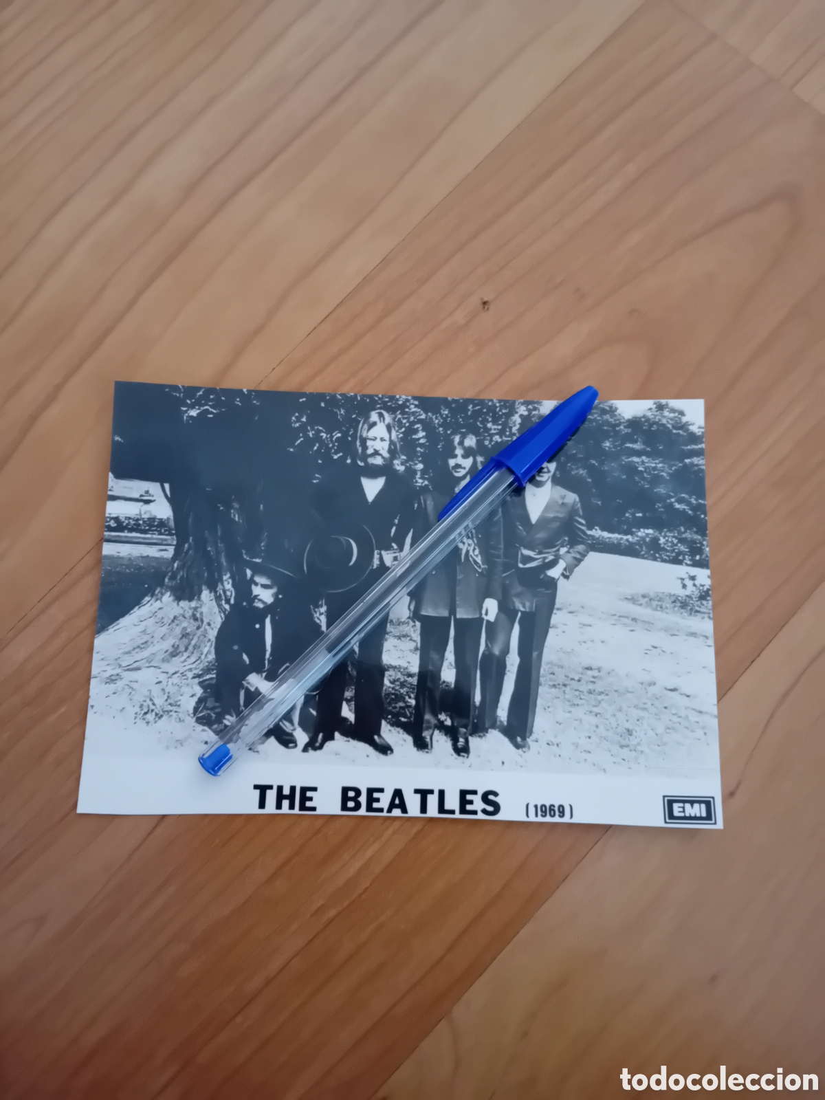 Fotograf&iacute;a antigua: FOTO THE BEATLES, EMI, 1969. REPRODUCCI&Oacute;N DE MEDIADOS DE A&Ntilde;OS 90