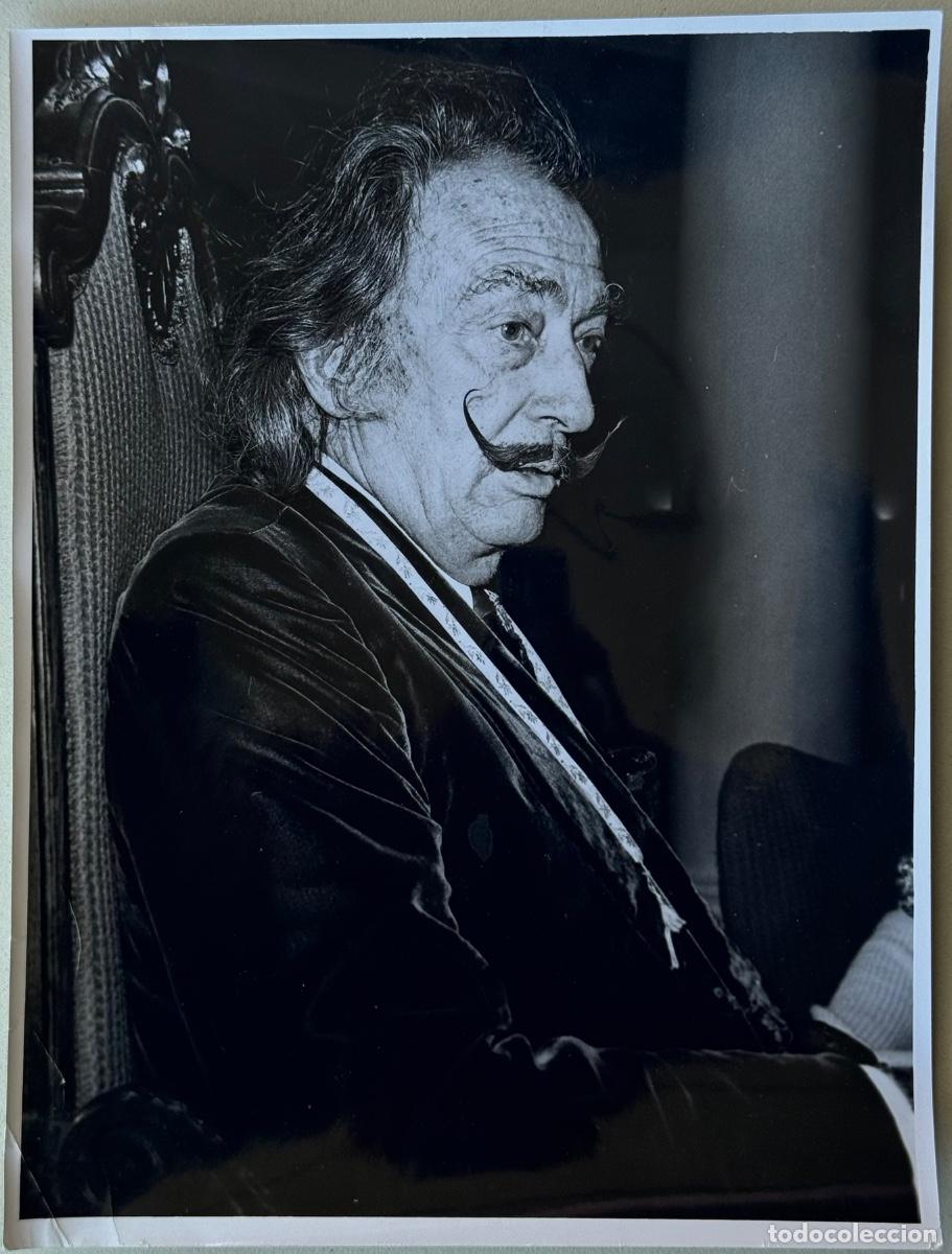 Fotograf&iacute;a antigua: FOTOGRAF&Iacute;A RETRATO DEL PINTOR SALVADOR DAL&Iacute; - FOT&Oacute;GRAFO FREIRE - A&Ntilde;O 1972