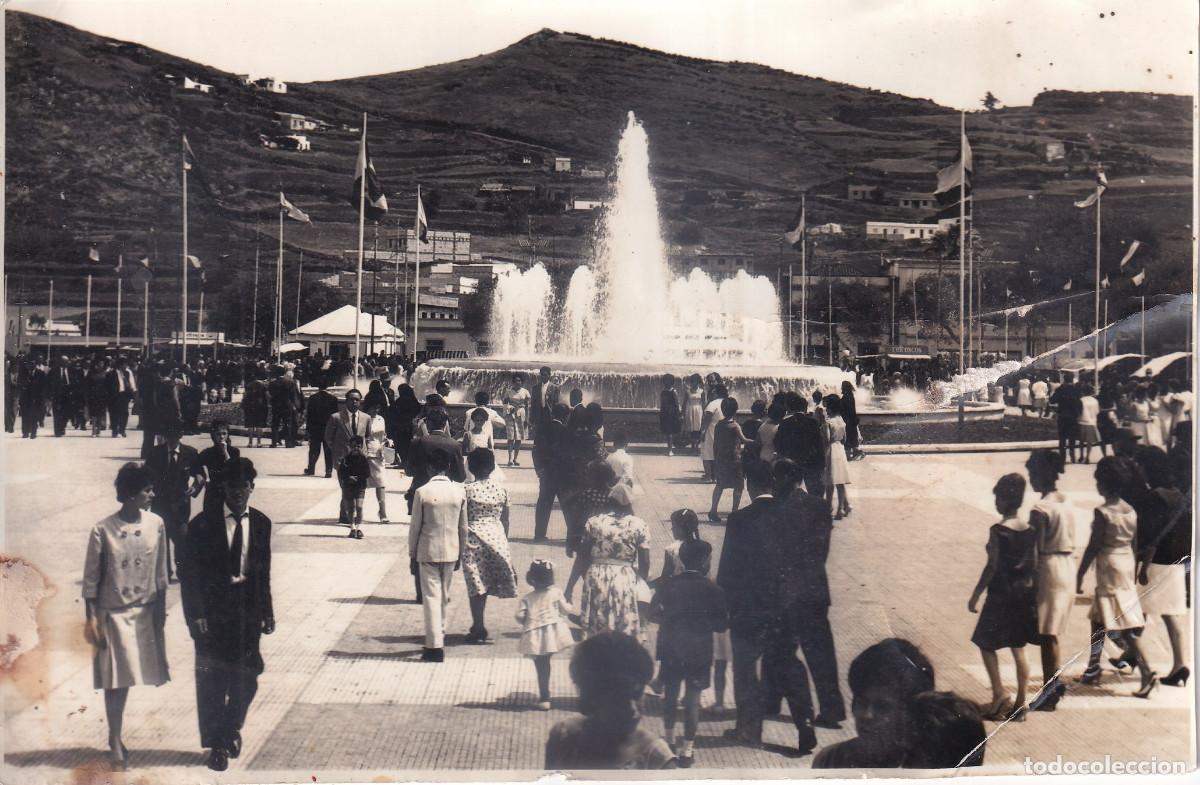 Photographie ancienne: TENERIFE LA LAGUNA PLAZA DEL CRISTO. 115 X 175. mm