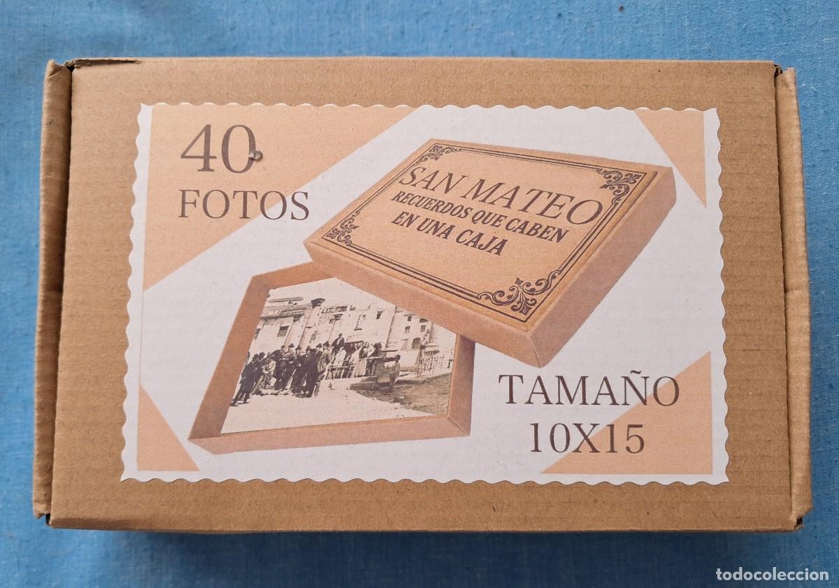 Fotograf&iacute;a antigua: 40 FOTOS ANTIGUAS DE SAN MATEO (CASTELL&Oacute;N) TAMA&Ntilde;O 10X15 EN UNA CAJA