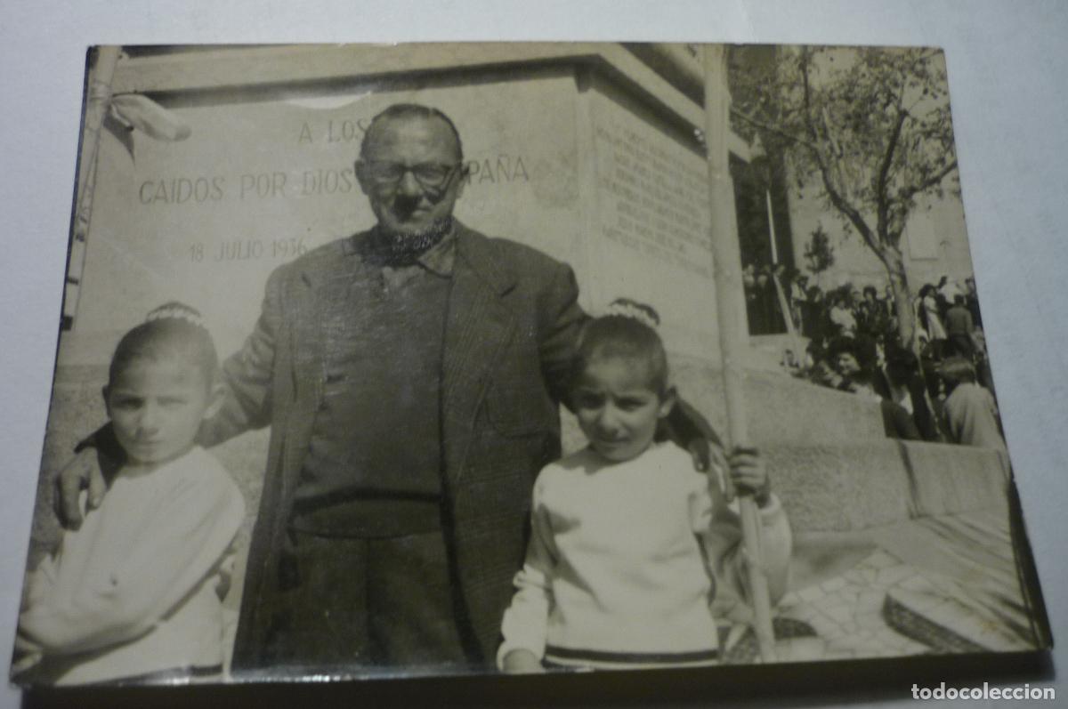 Fotograf&iacute;a antigua: FOTO ABUELO CON NI&Ntilde;AS BENDICION PALMAS CM