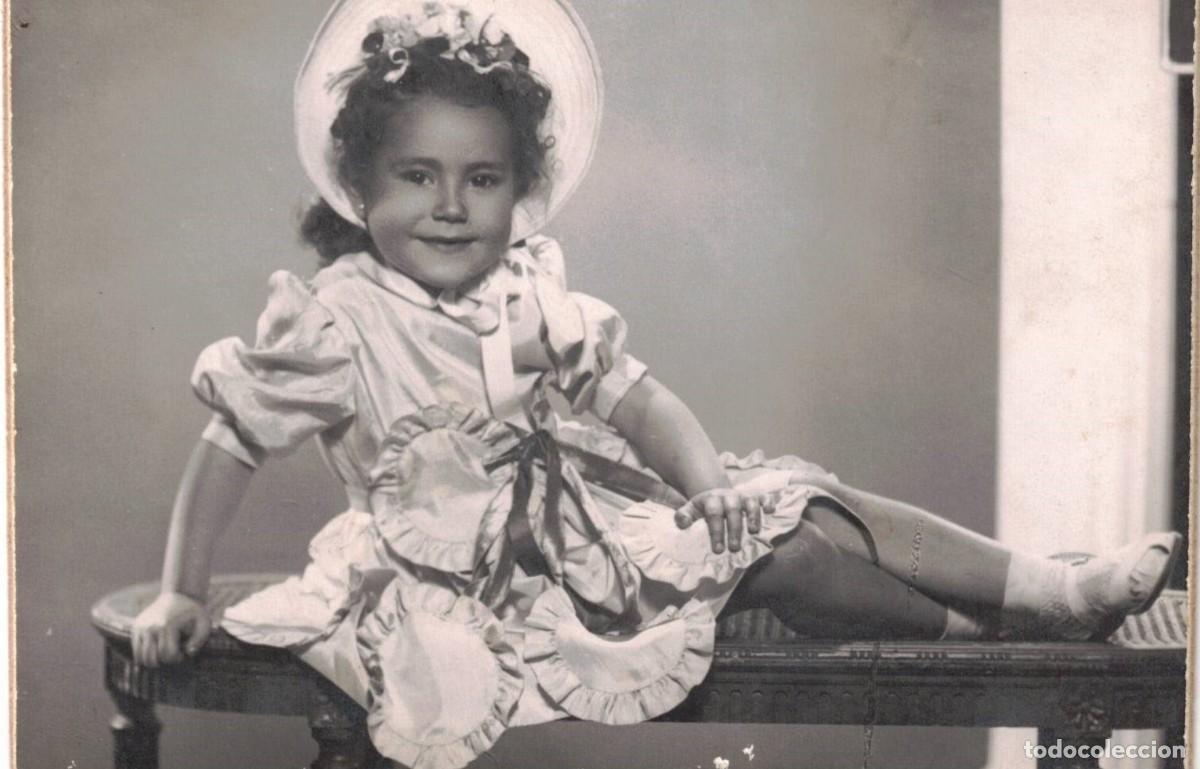 Fotograf&iacute;a antigua: :::: Q493 - FOTOGRAFIA - PRECIOSA NI&Ntilde;ITA - FOTO BUSQUETS - BARCELONA