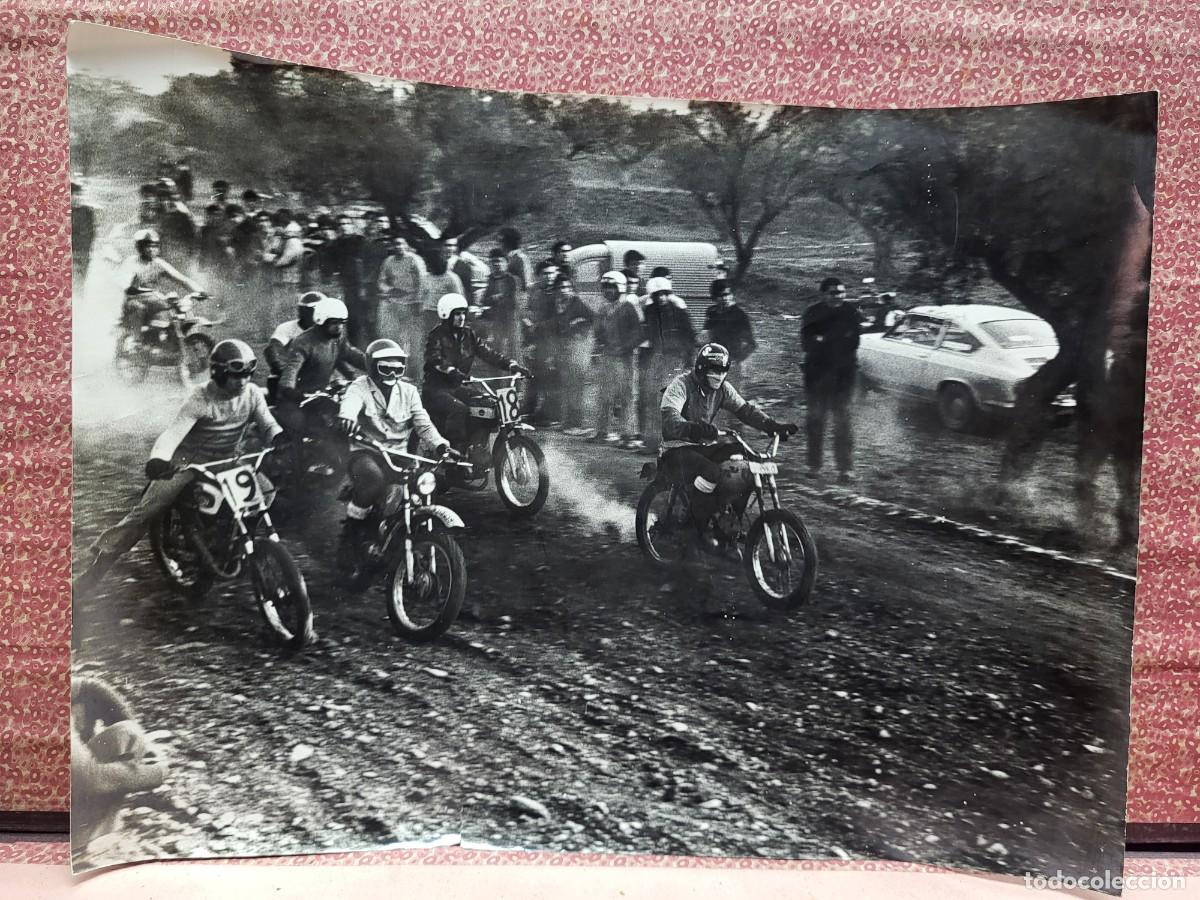 Antique Photography: ANTIGUA FOTOGRAFIA ARTISTICA GRAN TAMA&Ntilde;O CARRERA MOTOS MOTOCICLISMO TRIAL