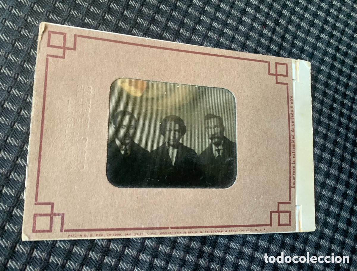 Fotograf&iacute;a antigua: ANTIGUA Y CURIOSA FOTO CON EFECTO MOVIMIENTO.G.FELSENTHAL AND SONS,CHICAGO.1910.