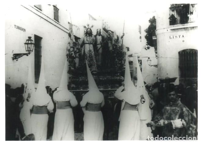 Fotograf&iacute;a antigua: REPRODUCCION FOTOGRAFICA DE LA S.SANTA DE SEVILLA, LA AMARGURAL SILENCIO BLANCO. FOTOSESANTA-237 ,2