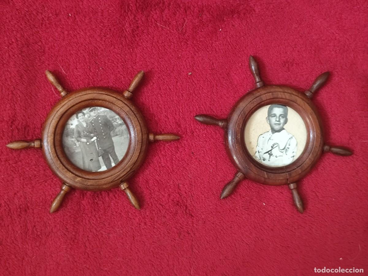 Fotografia antiga: RETRATOS ANTIGUOS MILITARES con marco tim&oacute;n (12 cms.) ~ A&ntilde;os 50