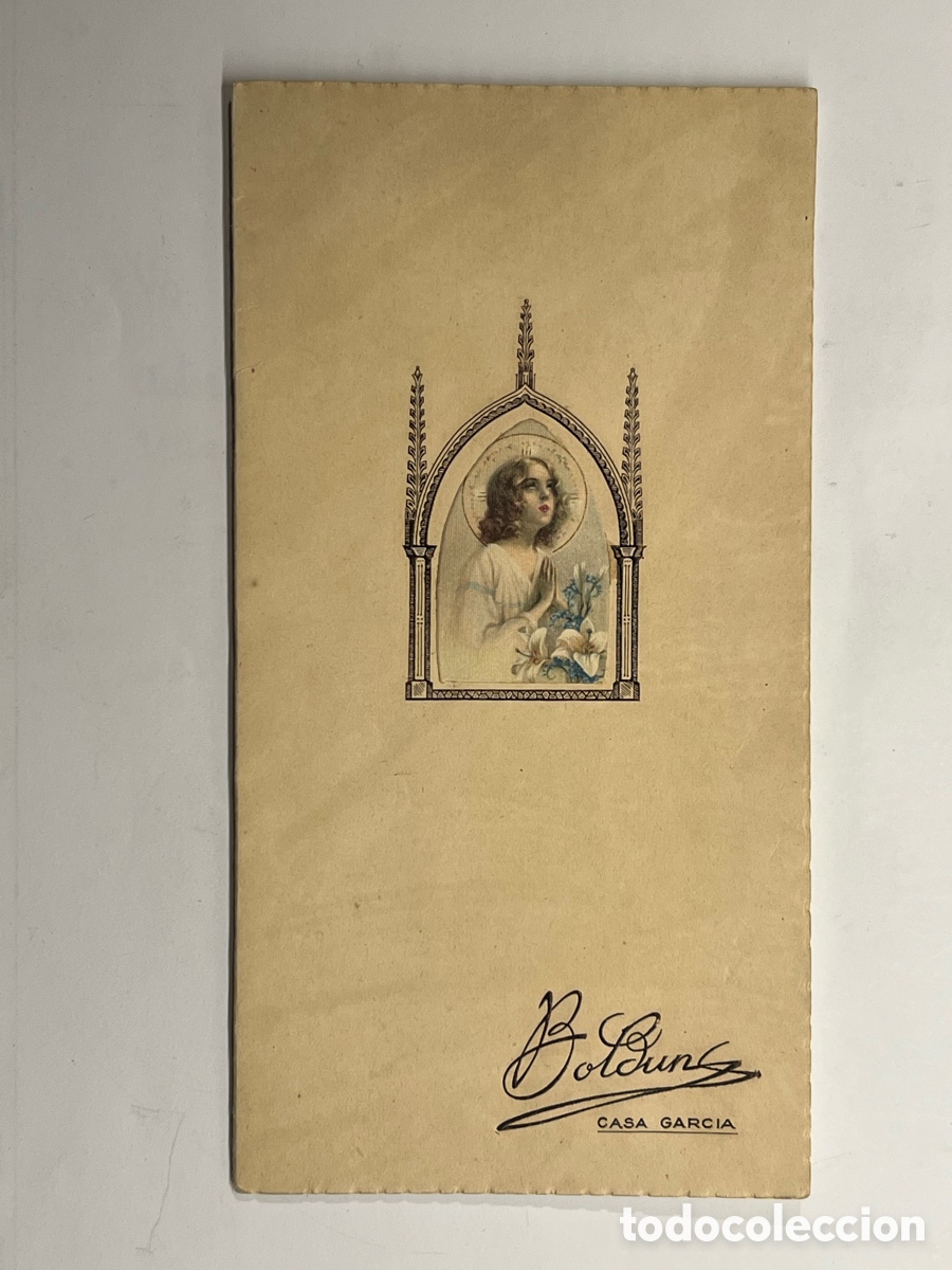 Antique Photography: NI&Ntilde;OS. Primera Comuni&oacute;n. Hermosa fotograf&iacute;a Casa Boldun (h.1910?) cartera troquelada