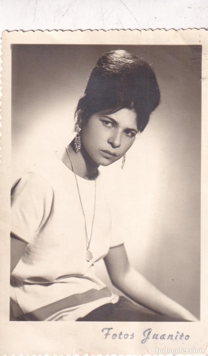Fotografia antica: Fotograf&iacute;a mujer. Fotos Juanito Bilbao Tama&ntilde;o postal.