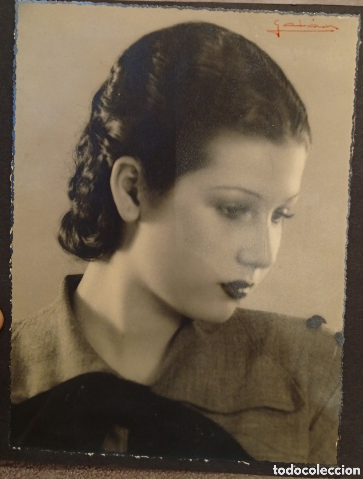 Fotograf&iacute;a antigua: Lote de 2 fotograf&iacute;as originales Espa&ntilde;a a&ntilde;os 40/50 de la afamada actriz Pastora Pe&ntilde;a