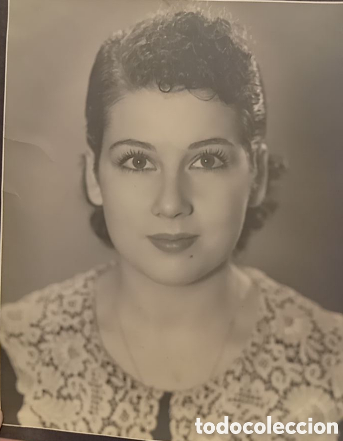 Fotograf&iacute;a antigua: Antiguas fotograf&iacute;as lote de 2 de los a&ntilde;os 50 de la afamada actriz Pastora Pe&ntilde;a