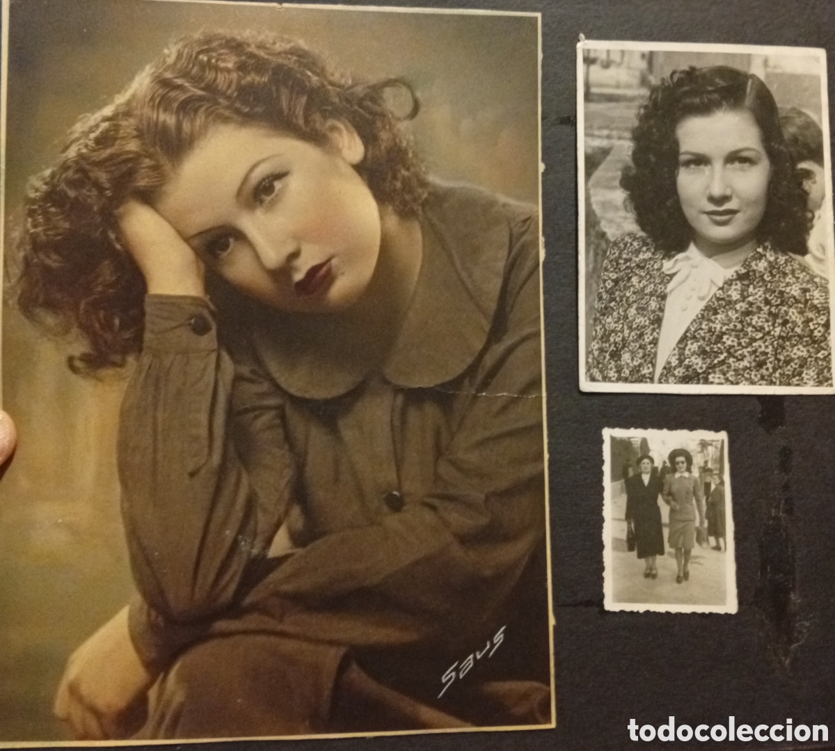 Fotograf&iacute;a antigua: Lote 7 fotograf&iacute;as originales de los a&ntilde;os 50 de la gran actriz Espa&ntilde;ola Pastora Pe&ntilde;a y otros..