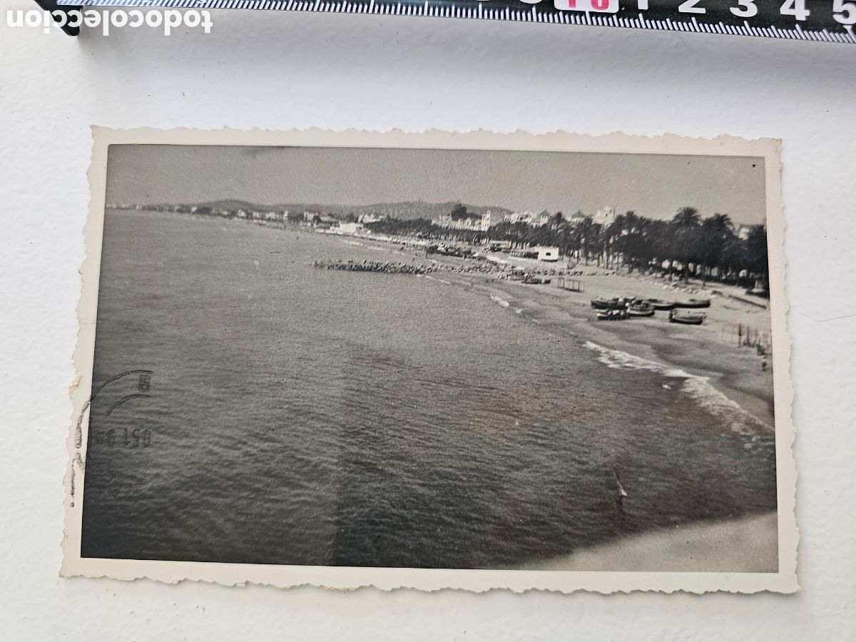 Fotografia antica: Magn&iacute;fica postal fotograf&iacute;a de Sitges 1951, Marina Baques Graus 9 Torre Barcelona