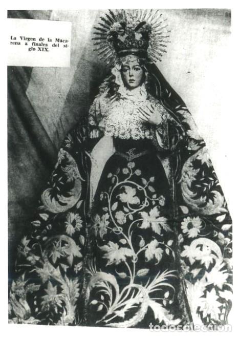 Fotograf&iacute;a antigua: REPRODUCCION FOTOGRAFICA DE LA S.SANTA DE SEVILLA, VIRGEN DE LA MACARENA. FOTOSESANTA-275 ,3