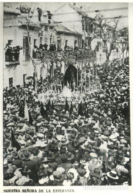 Fotografia antica: REPRODUCCION FOTOGRAFICA DE LA S.SANTA DE SEVILLA, NTRA. SE&Ntilde;ORA DE LA ESPERANZA. FOTOSESANTA-284 ,5