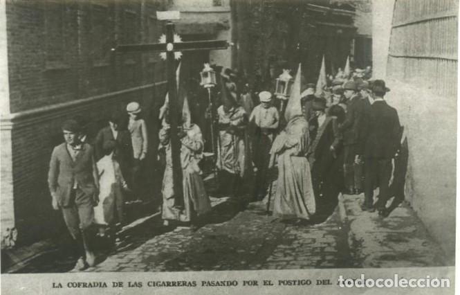 Fotograf&iacute;a antigua: REPRODUCCION FOTOGRAFICA DE LA S.SANTA DE SEVILLA, COFRADIA DE LAS CIGARRERAS. FOTOSESANTA-290 ,5