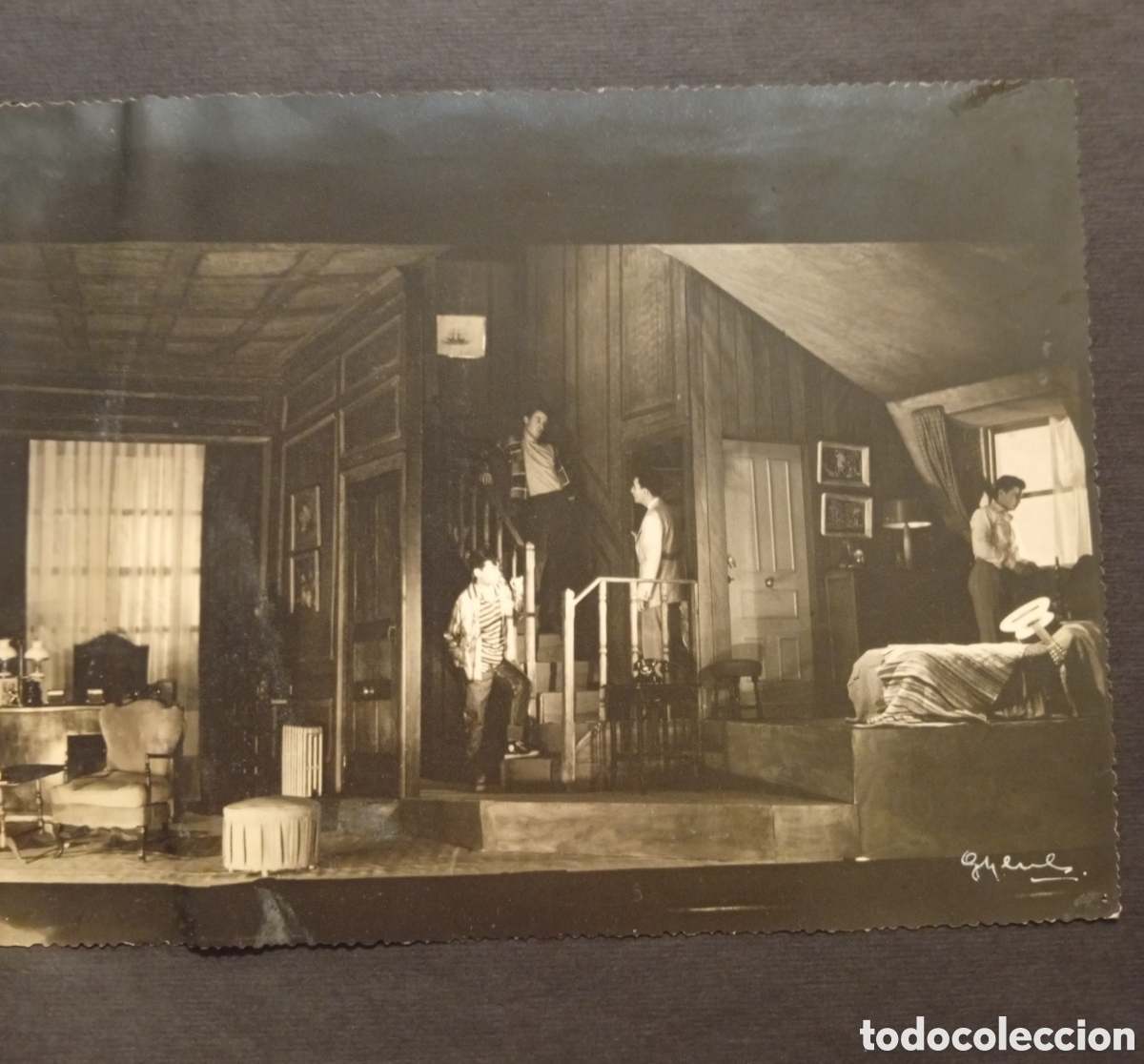 Fotograf&iacute;a antigua: Antigua fotograf&iacute;a original de los a&ntilde;os 50 de la gran actriz Espa&ntilde;ola Pastora Pe&ntilde;a fotografo Gyenes