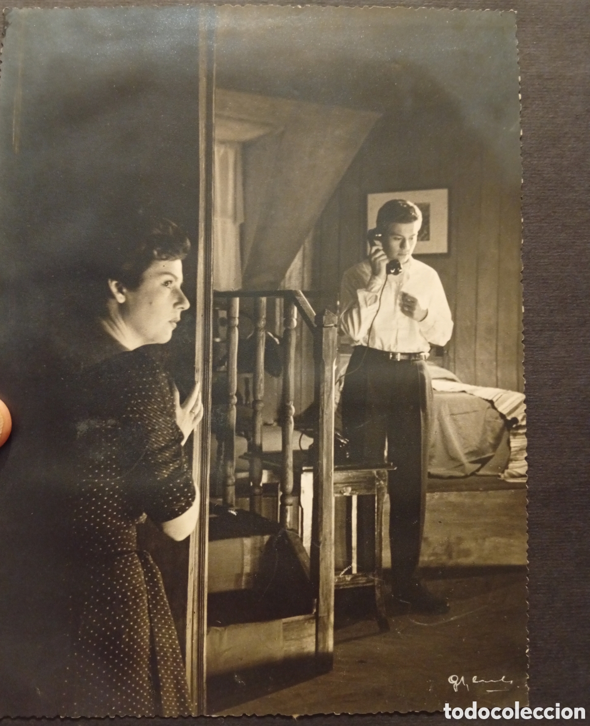 Fotograf&iacute;a antigua: Antigua fotograf&iacute;a original de &eacute;poca a&ntilde;os 50 gran actriz Espa&ntilde;ola Pastora Pe&ntilde;a fot&oacute;grafo Gyenes