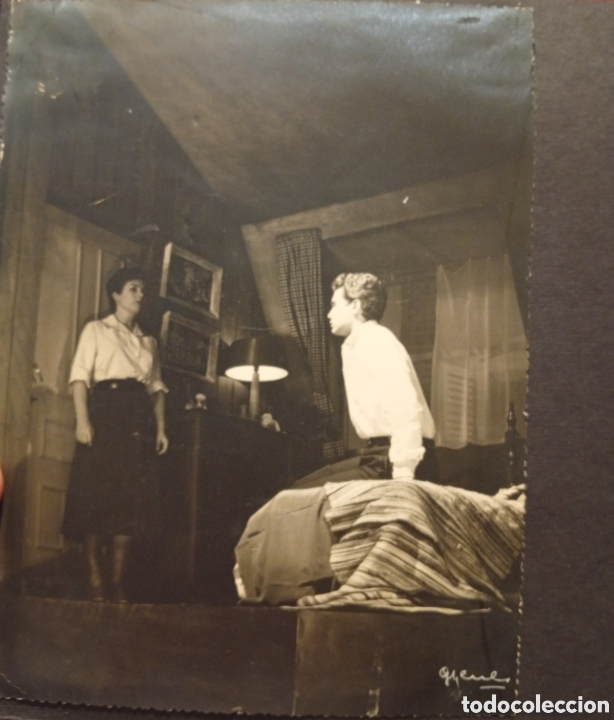 Fotograf&iacute;a antigua: Antigua fotograf&iacute;a original de los a&ntilde;os 50 actriz Pastora Pe&ntilde;a fotografo Gyenes