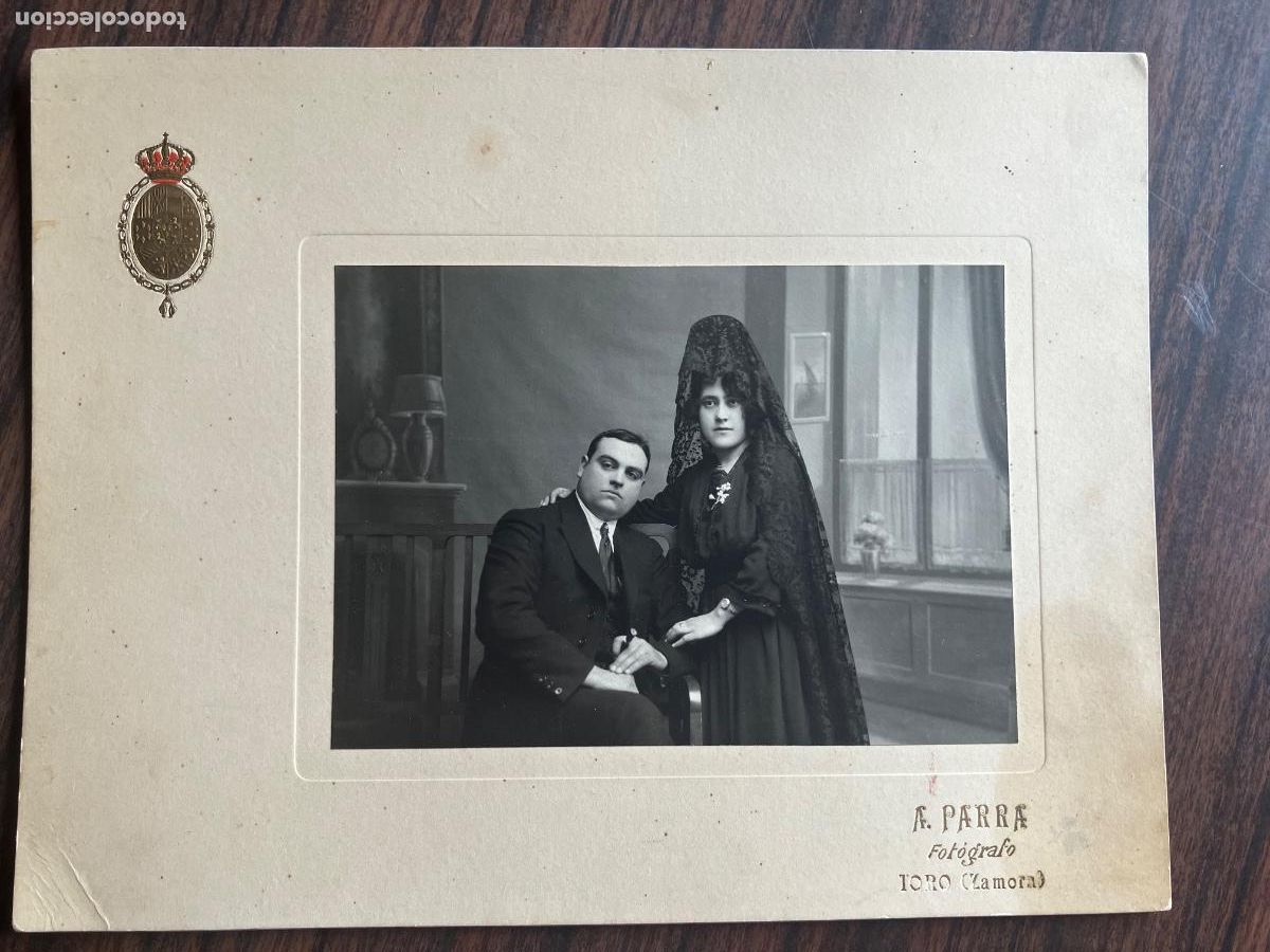 Fotograf&iacute;a antigua: FOTOGRAF&Iacute;A ANTIGUA A PARRA TORO ZAMORA 1922 .17x12