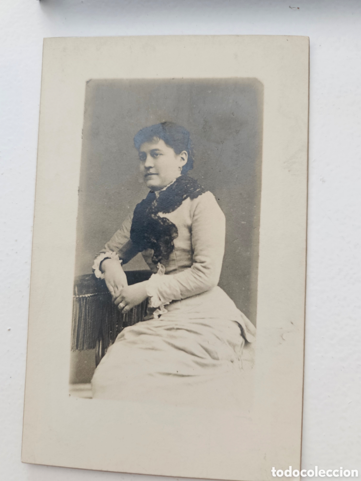 Fotograf&iacute;a antigua: Fotograf&iacute;a de se&ntilde;ora Rosa Rich Sol&agrave; 1863 1920 fotograf&iacute;a Amadeo Barcelona