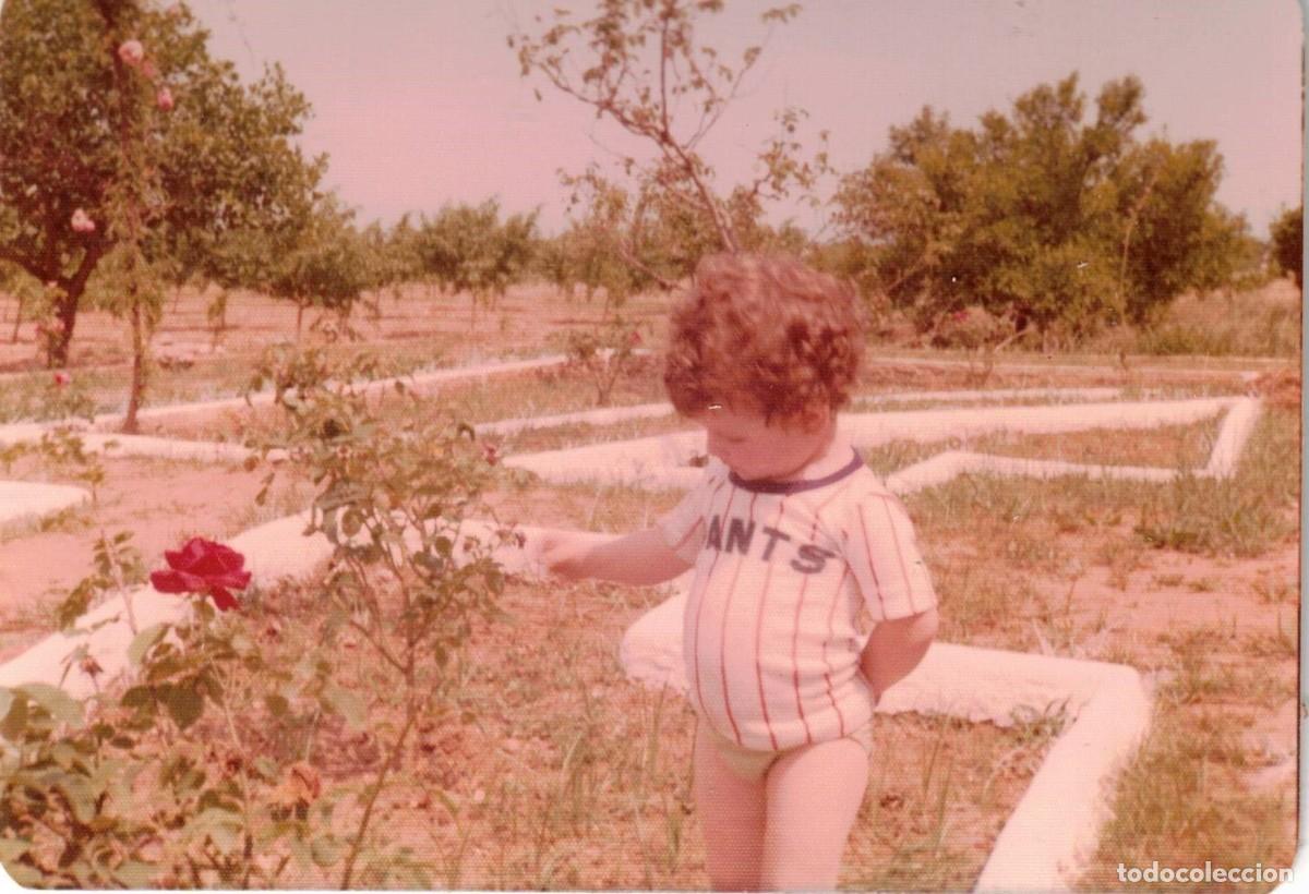 Fotograf&iacute;a antigua: :::: H414 - FOTOGRAFIA - NI&Ntilde;ITO EN EL CAMPO