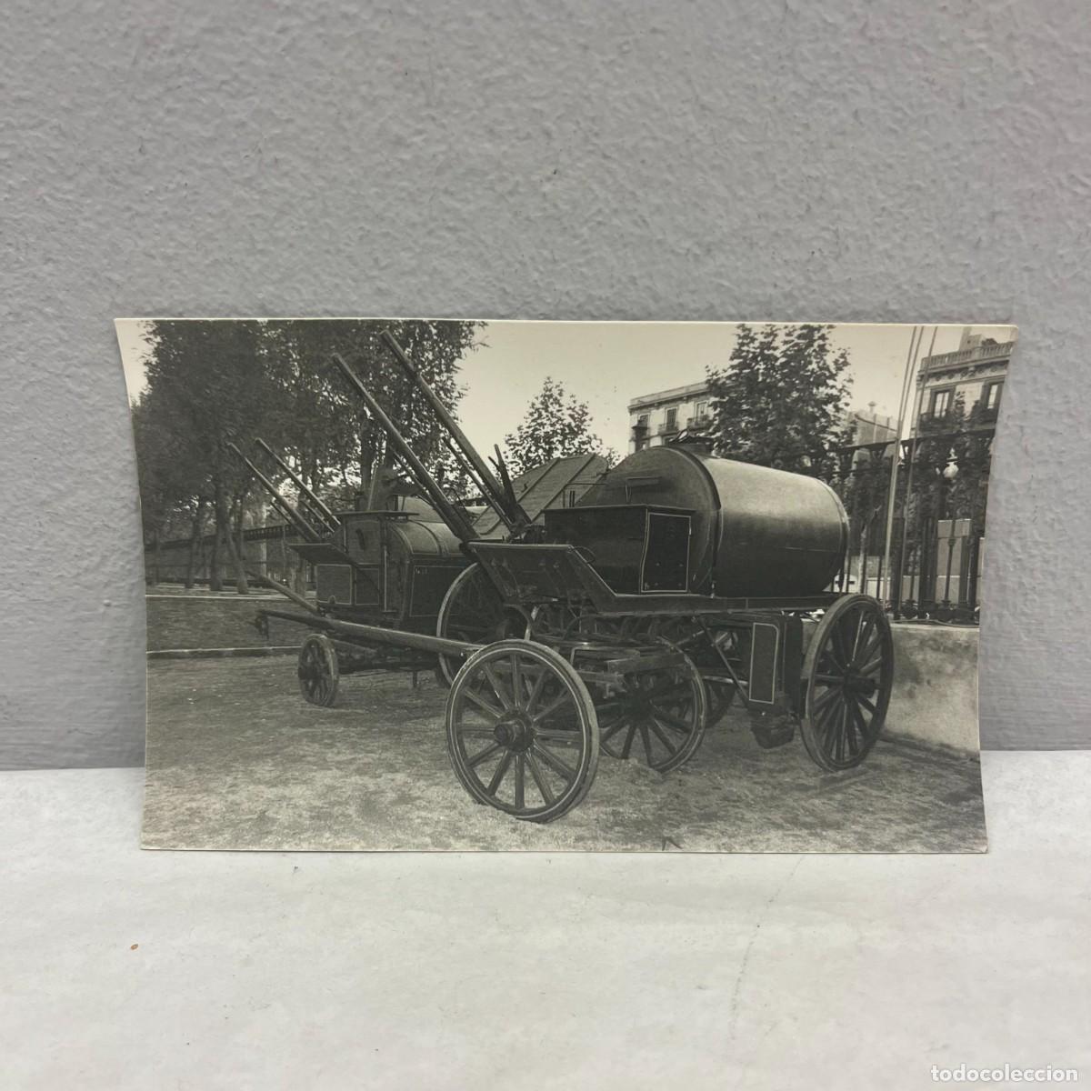 Fotograf&iacute;a antigua: ANTIGUA FOTOGRAFIA - CARRUAJE - &rdquo;ANTICS ESTRIS DE NETEJA&rdquo; - 1985 - 140 X 90 MM / 4621
