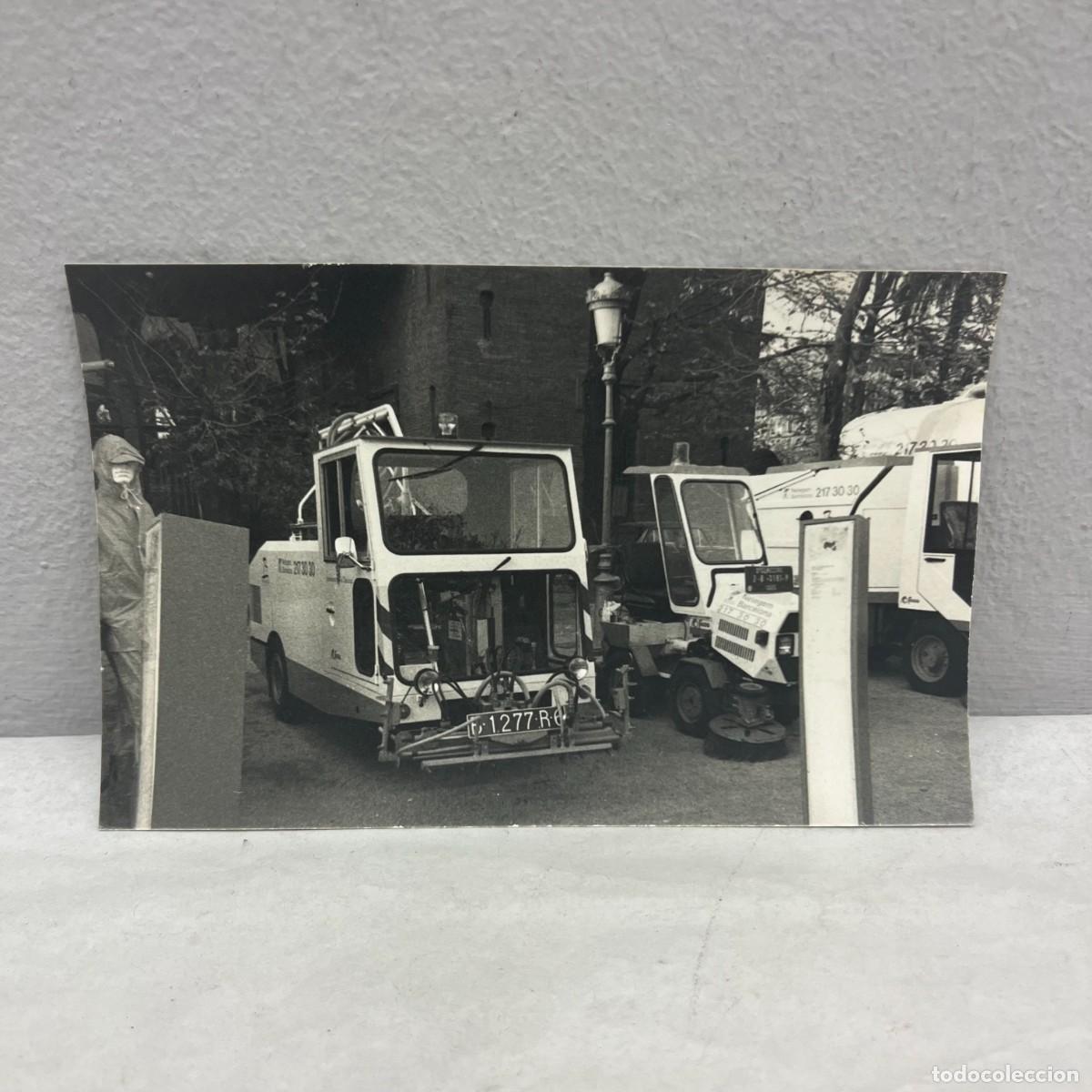 Fotograf&iacute;a antigua: ANTIGUA FOTOGRAFIA - BARREDORAS VIALES MEC&Aacute;NICAS - 1985 - 140 X 90 MM / 4627