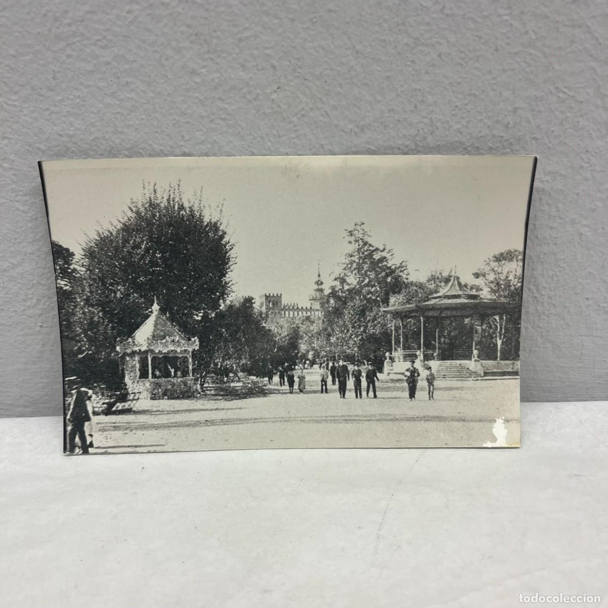 Fotograf&iacute;a antigua: ANTIGUA FOTOGRAFIA - PLA&Ccedil;A CASCADA DEL PARC CIUTADELLA - BARCELONA - JULIO 1912 - 140 X 90 MM / 4650