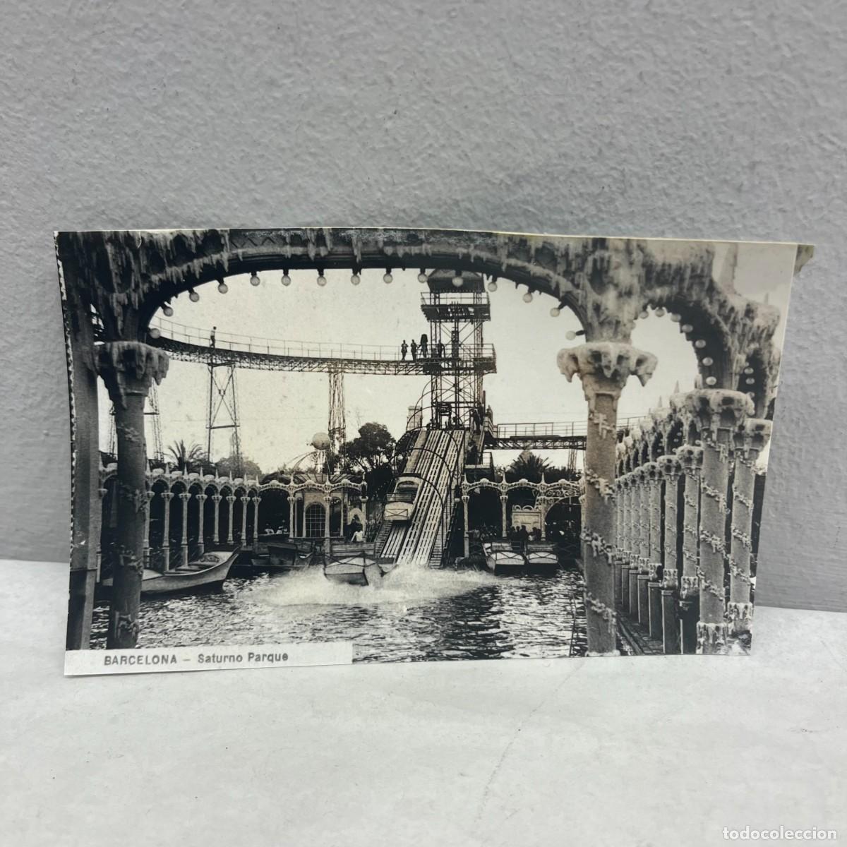 Fotograf&iacute;a antigua: ANTIGUA FOTOGRAFIA - SATURNO PARQUE - BARCELONA - 140 X 90 MM / 4655